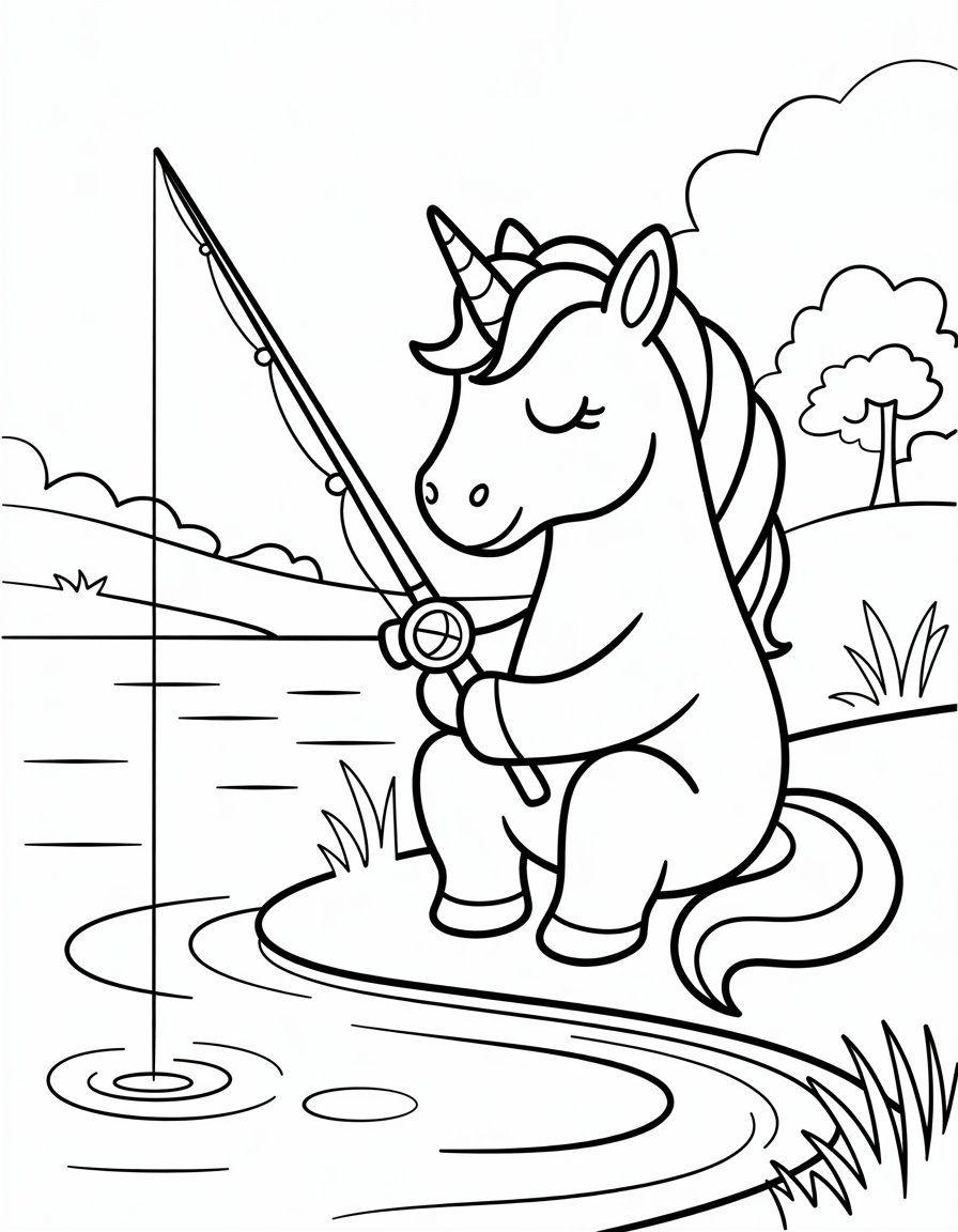 Fishing Unicorn